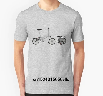 Fashion Cool Men T shirt Funny tshirt Brompton Bicycle Customized Printed T-Shirt