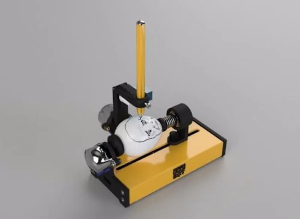 Egg Painter Mini DIY набор EggBot для сборки яйцебота робот раскрашивающий пасхальные яйца.