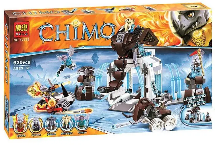 

BELA 10356 Buidling Blocks Mammoth's Stronghold Brick Toy Compatible Lepin 70226 Legoed Figure