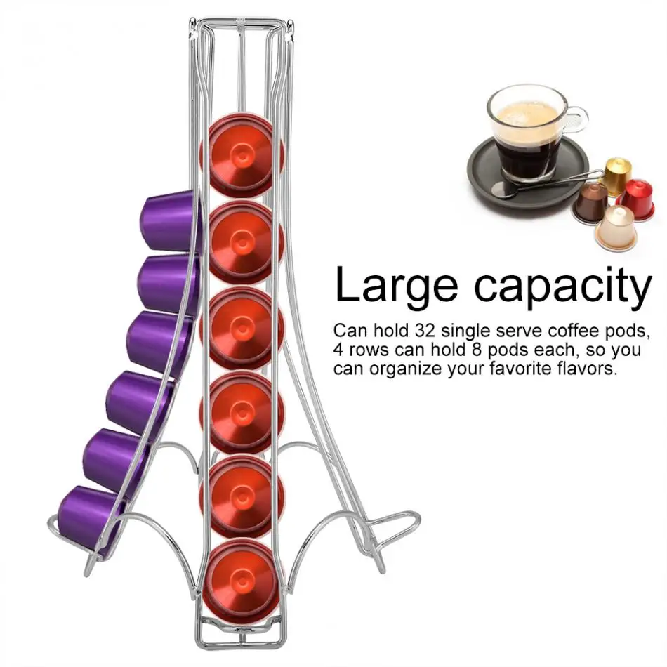 Емкость для хранения таблетированного кофе стойка для капсул для 32 Кофе стручки дома магазин для 32 Кофе стручки дома магазин