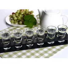 Деревянный однорядные Стекло Дисплей держатель 6 отверстий пивная кружка подставка для вина кронштейн Дисплей чашки для хранения и переноски стойки поднос