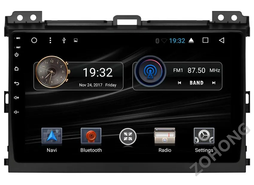 Best 9 inch PIP Split Screen Android Car DVD Player GPS for Toyota Land Cruiser Prado 120 LC120 Multimedia Navigation Radio BT wifi 19