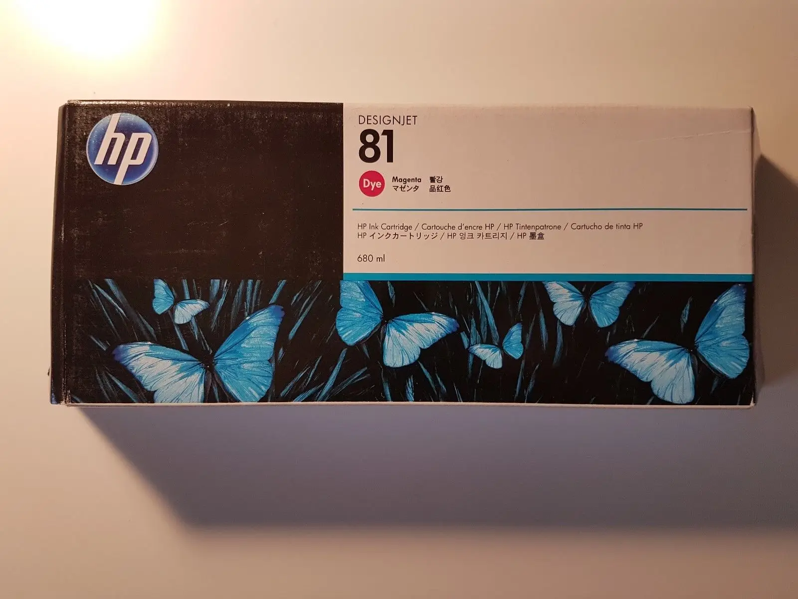 

Original and Expired C4932A Ink Cartridge for HP 81 Designjet 5000 Series, 680ml, Dye Ink Cartridge, Magenta