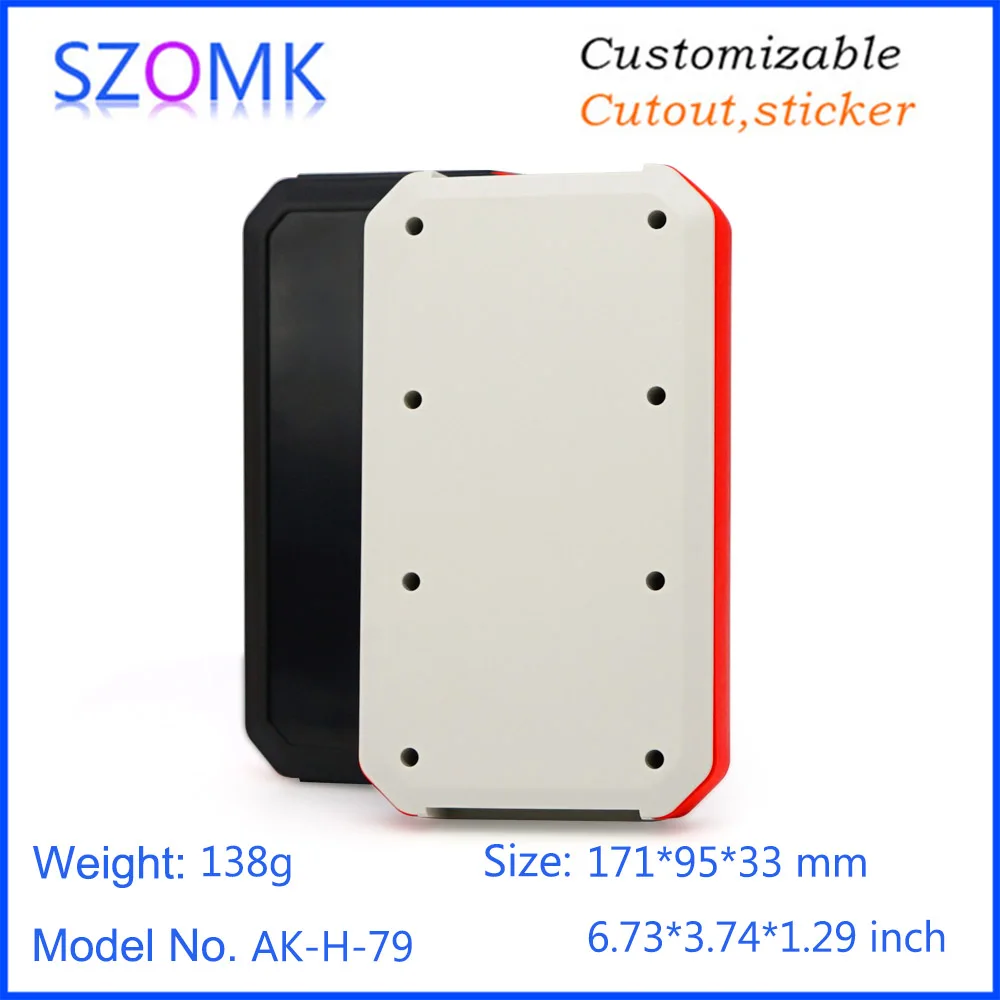 szomk handheld plastic box for electronics instrument housing plastic enclosure for pcb design junction box device project box (15)