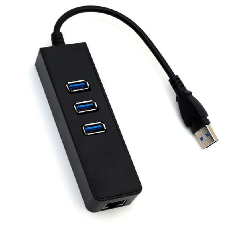 

1000Mbps USB3.0 Hub USB Ethernet RJ45 Lan Network Card Gigabit Ethernet Adapter USB Hub 3.0 for Windows Macbook PC Laptop