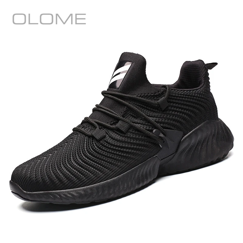 

OLOME 2019 spring and summer new flying line outdoor large size sports shoes Korean casual wild travel shoes men