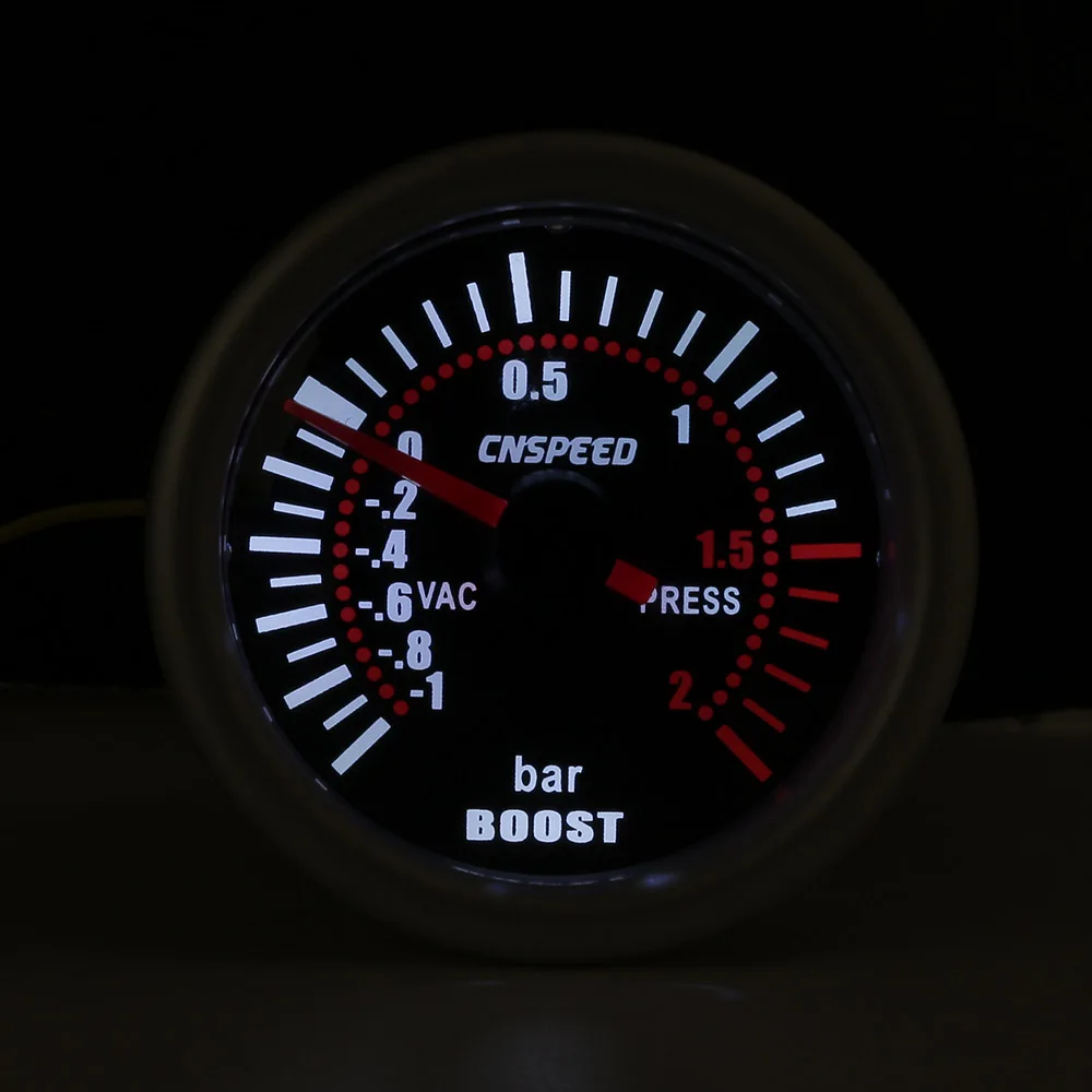 Автомобильный турбонаддув CNSPEED 1 ~ 0 2 бар &quot52 мм универсальный дымовой лен 12 В