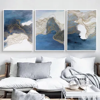 

Modern Minimalist Decorative Painting Nordic Abstract Living Room Chinese Style Sofa Background Wall Painting Home Decoration