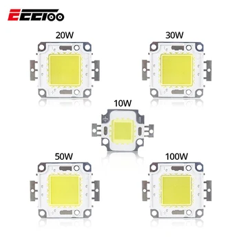 

High Power LED COB Chip 10W 20W 30W 50W 100W Light Beads Integrated Led Lamp Bulbs Warm Cold White For DIY Floodlight Spotlight
