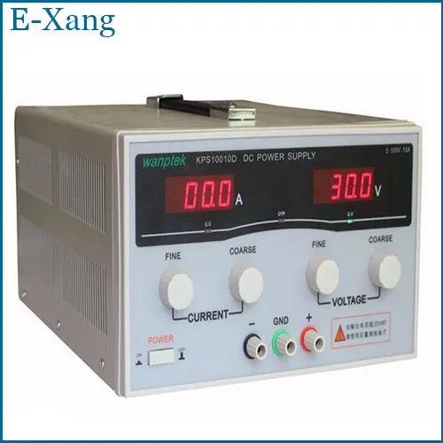 

wanptek KPS10010D High precision High Power Adjustable LED Dual Display Switching DC power supply 220V EU 100V/10A