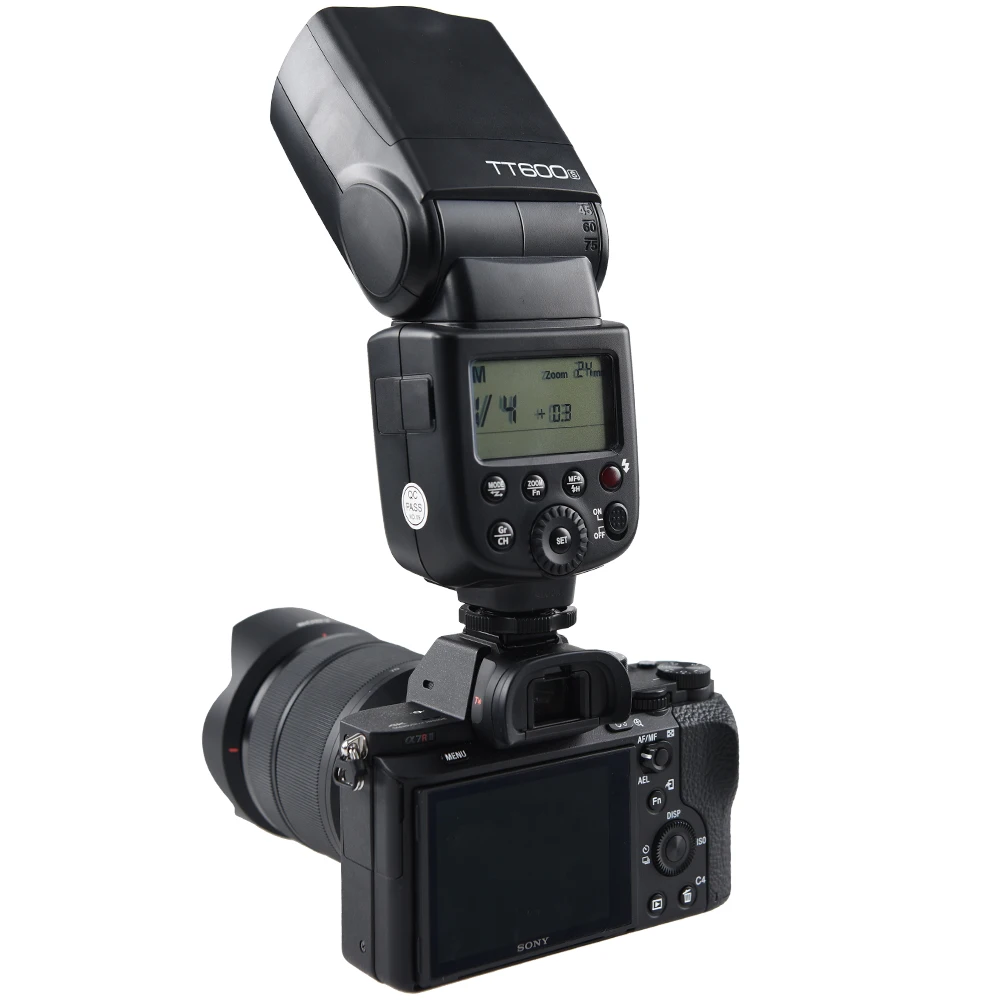 Godox  TT600S GN60 2.4G Wireless X System Camera Flashgun Speedlite for Sony MI Hot Shoe Camera  a7II a7 a7r a7s A6000 A6300 A7M 4