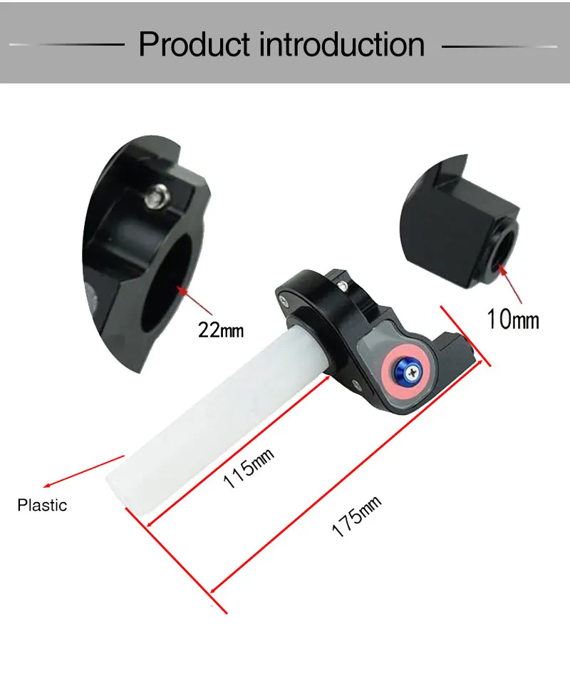 Sclmotos-мотоцикл дроссельной заслонки ручка твист Быстрый газ+ дроссельная заслонка кабель+ ручка Грипсы Fit 50cc 110cc 125cc 150cc грязь питбайк ATV KTM