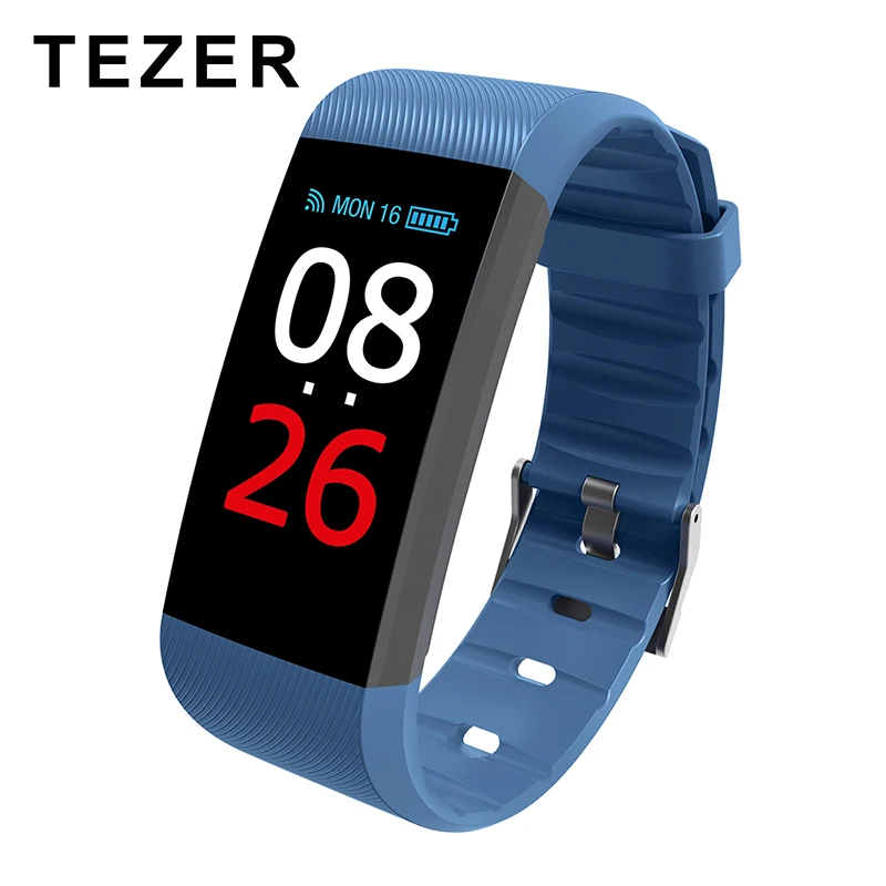 TEZER R11 Smart Wristbands Heart Rate Monitor Smart Bracelet Fitness Tracker Smartband Waterproof Pedometer for Phone Bluetooth