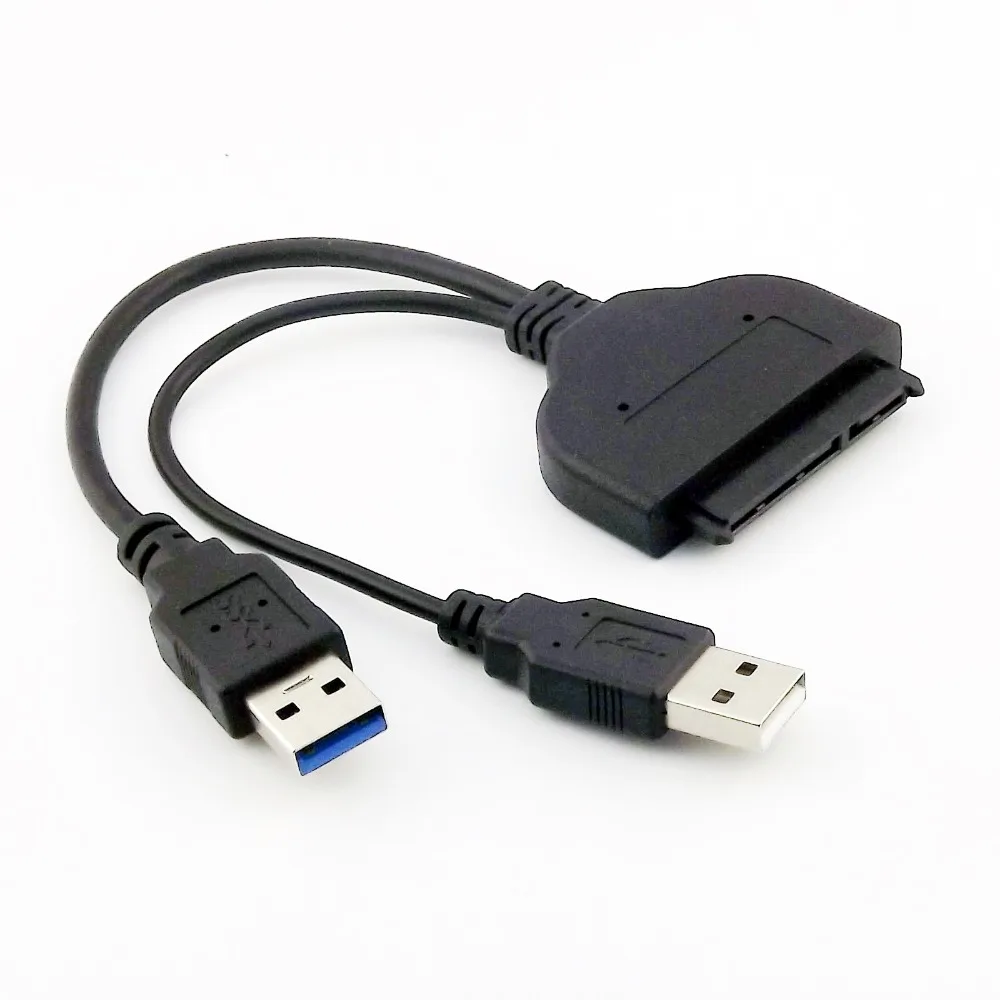 5x SATA 2 5 &quot7 + 15 Pin 22Pin к USB 3 0 A Male адаптер для жесткого диска кабель передачи данных 20