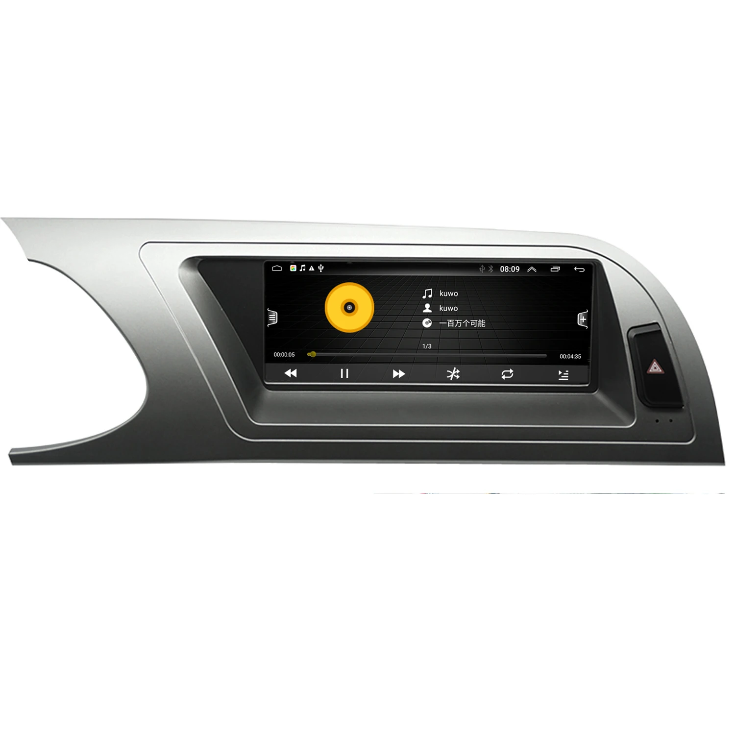 Top HFCYJIA 8.8" Android 9.0 System Car Display Screen For Audi A4L 09-16 Multimedia Player GPS Navi 2+32G RAM WIFI SWC BT IPS 5