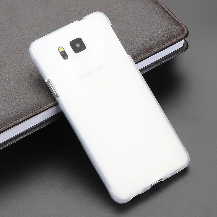 Для samsung Alpha, черный, ГЕЛЕВЫЙ, ТПУ, тонкий, мягкий, не скользящий, силиконовый чехол для телефона, задняя крышка для samsung Galaxy Alpha G850 G850F G8508S - Цвет: White