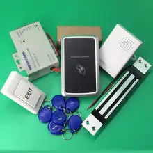 DIY RFID без клавиатуры RFID дверной контроль доступа входа комплект+ 180 кг встроенный магнитный замок+ 12 В мощность