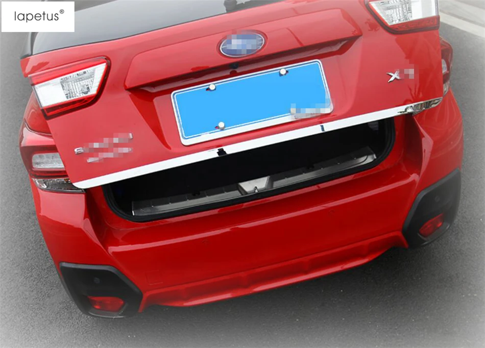 Аксессуары Lapetus для Subaru XV Crosstrek 2017-2021 Задняя Крышка багажника отделка дверной