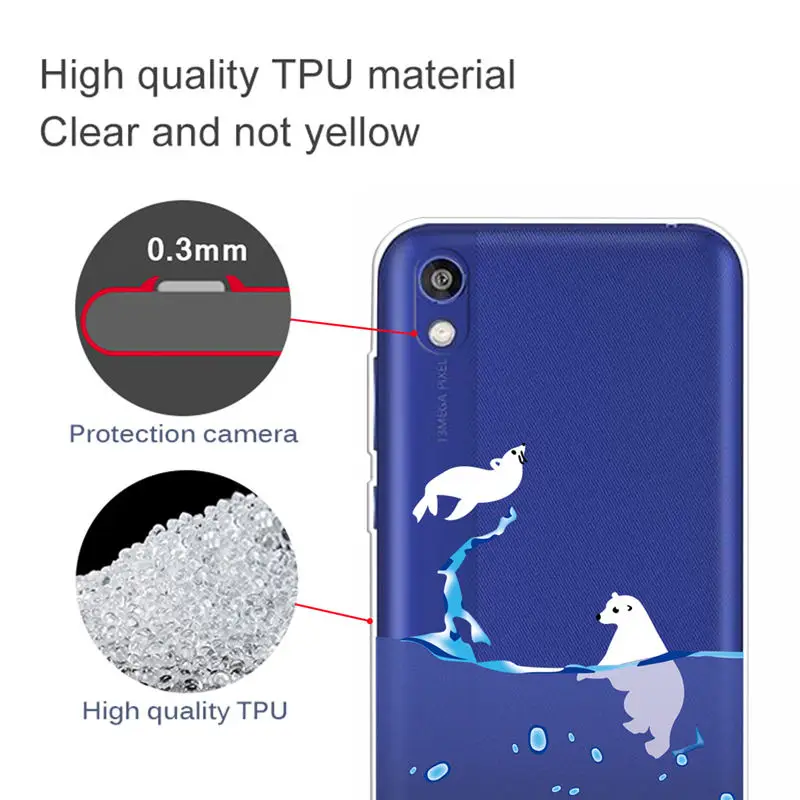 For Huawei honor 8s High Clear Quality Pineapple Unicorn IMD Pattern Soft TPU Rubber Gel Back Cover case for Y5 2019 |