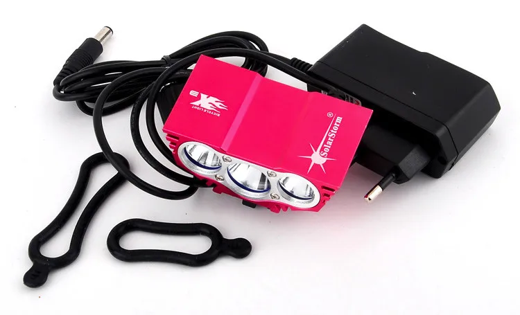Clearance SolarStorm X3 led bicycle light 6000 Lm 3U2 XM-L U2 LED bike light lamp Front headLight + 8.4V 18650 Battery Pack + charger 10 Clearance SolarStorm X3 led bicycle light 6000 Lm 3U2 XM-L U2 LED bike light lamp Front headLight + 8.4V 18650 Battery Pack + charger 10