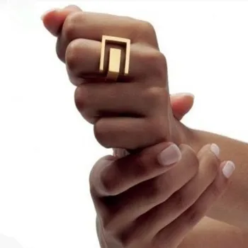 

Timlee R096 Free shipping Punk Style Grace Fashion/ platium Metal Geometric Finger Rings Fashion Jewelry Wholesale .