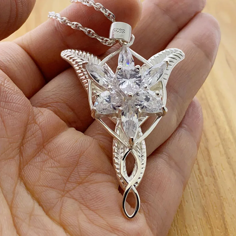 Sterling Silver Lord Of The Rings Arwen Necklace Meaning Arwen