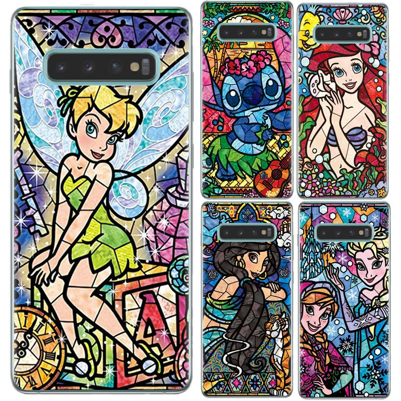 Роскошный мягкий чехол для телефона с рисунком Русалочки Белоснежки Samsung Galaxy S6 S7