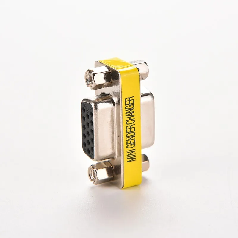 10 шт./лот 15 pin D Sub VGA HD SVGA мини переходник для пола ПК разъем мама папа F/F M/M