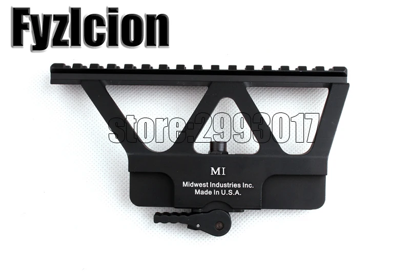 

Fyzlcion Quick Detach Gun Rail Scope Mount Base Picatinny Side Rail Mounting For Black Tan Free Shipping