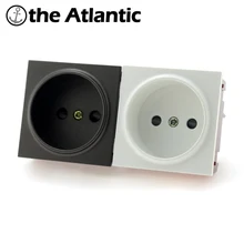 Разъем diy части белый/черный пластиковые материалы, стандарт ЕС/де/ру, функциональный ключ для ЕС розетки 16А настроить