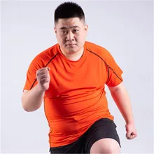 Мужская футболка для бега Компрессионные спортивные лосины одежда плюс размер быстросохнущие с короткими рукавами футбол теннис тренировочные футболки для мужчин 6XL