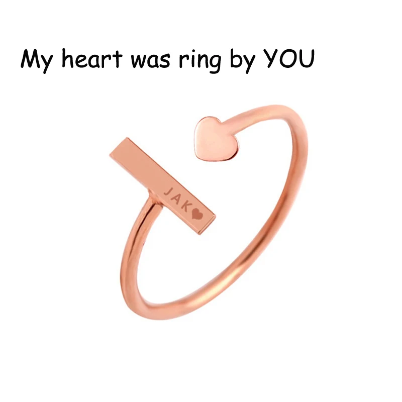 DUOYING-Infinity-Metal-Ring-Rose-Gold-Love-Heart-Adjustable-Customized-Engraved-Monogram-Ring-Personalized-Engagement-Lord