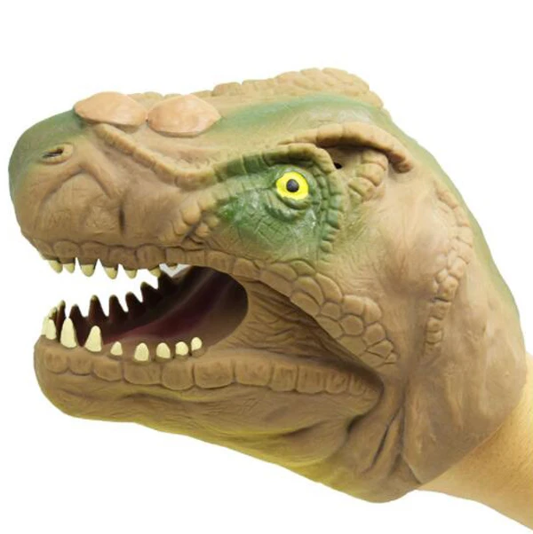 Бесплатная доставка 1xNEW Cool TPR vinstyle safety fright Dinosaur bite giggle игрушка для развлечения
