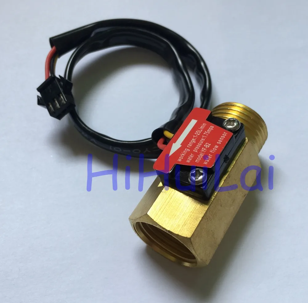 YF-B2 brass Hall flow sensor meter  (2)