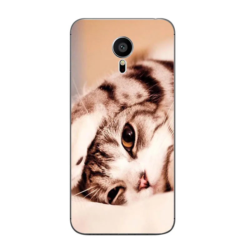 6097 6 Для Meizu MX4 MX5 MX6 Pro 5 6 Чехол для телефона M1 M2 M3 Note MEILAN E Mini Shell Прозрачный Чехол Мягкий силиконовый чехол с рисунком ленивого кота - Цвет: 6097 6