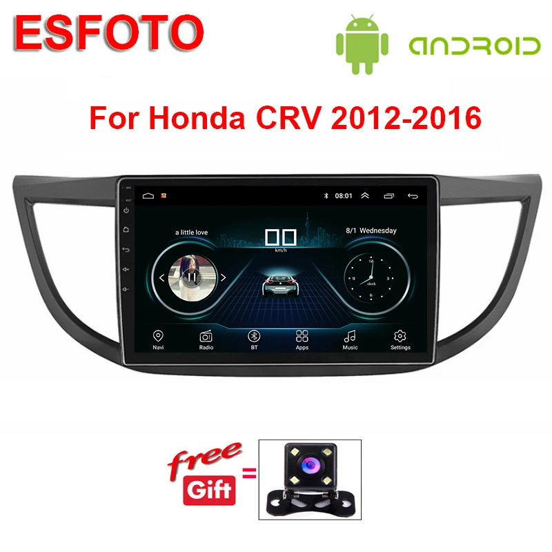 Perfect Touch screen 10.1"  Android Car DVD Player for Honda CRV CR-V 2012-2015 GPS Glonass Autoradio Headunit Radio Wifi Bluetooth 1