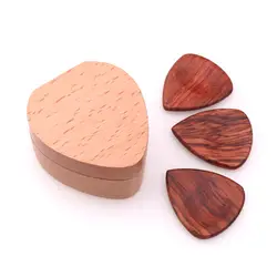 3 шт. деревянные медиаторы для гитары с коробкой аксессуары для гитары подарки SMN88