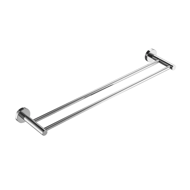 Double Towel Bar Зеркальный полированный держатель для туалетной щетки из нержавеющей стали, держатель для полотенец, держатель для бумаги, крючок для халата, аксессуары для ванной комнаты EL1900J - Цвет: Double Towel Bar