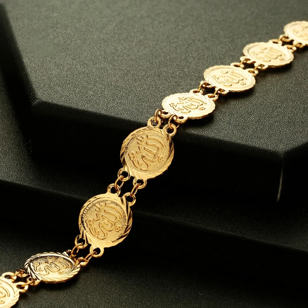 CHENGXUN несколько арабов металлический браслет из монет для женщин мужчин Золотой Цвет Ближний Восток люди браслет ювелирные изделия Африканский подарок