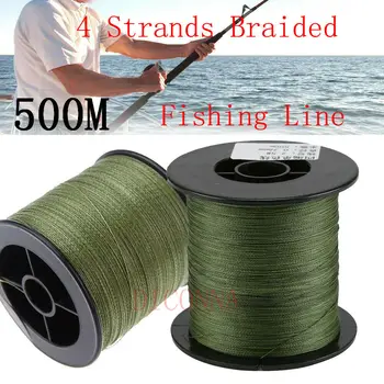 

500M 30LB-100LB fishing line strength PE Braided 4 Strands Sea Green Spod Marker