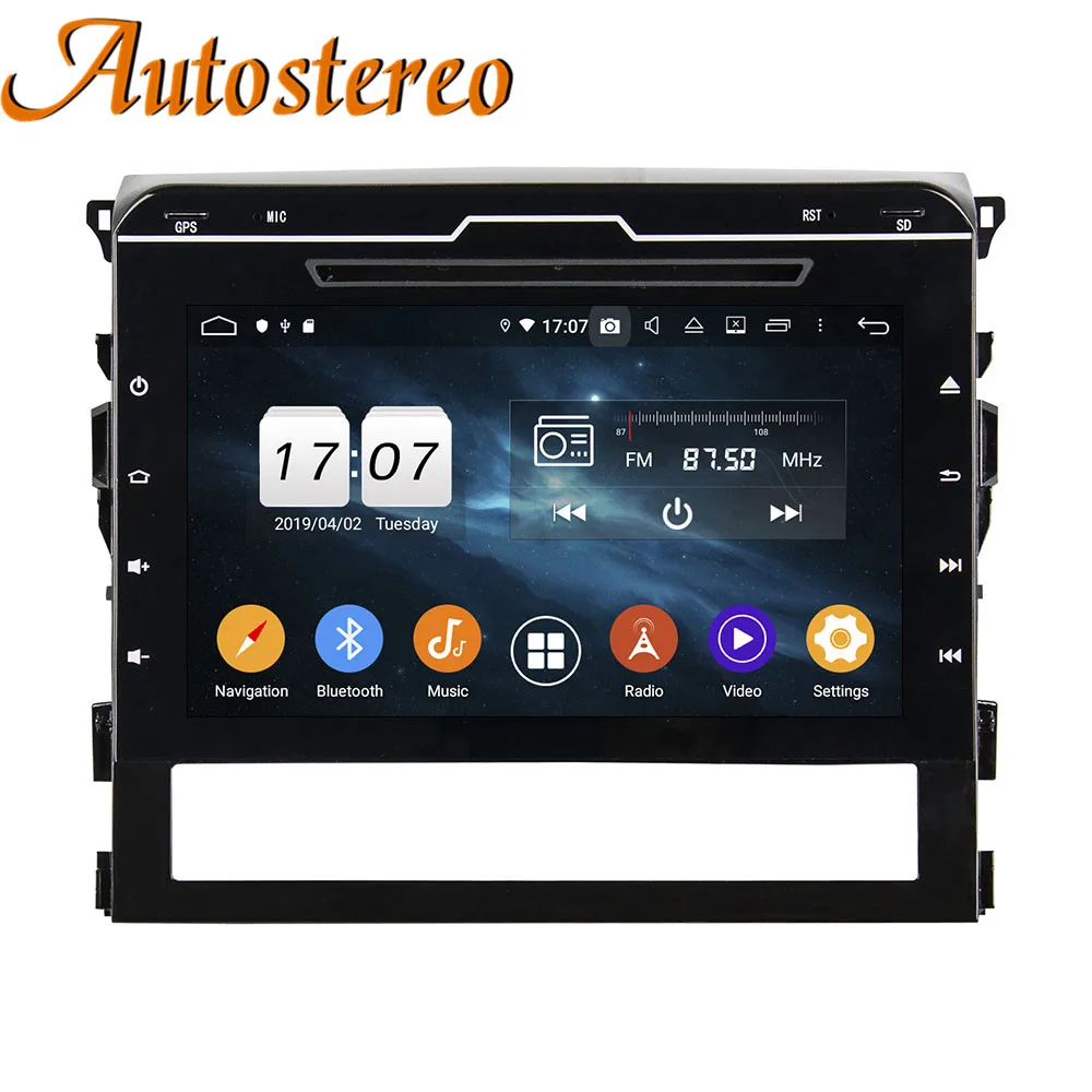 Clearance Android 9 PX6 Car GPS Navigation car No DVD Player For Toyota Land cruiser 2016+ head unit radio tape recorder auto stereo DSP 7