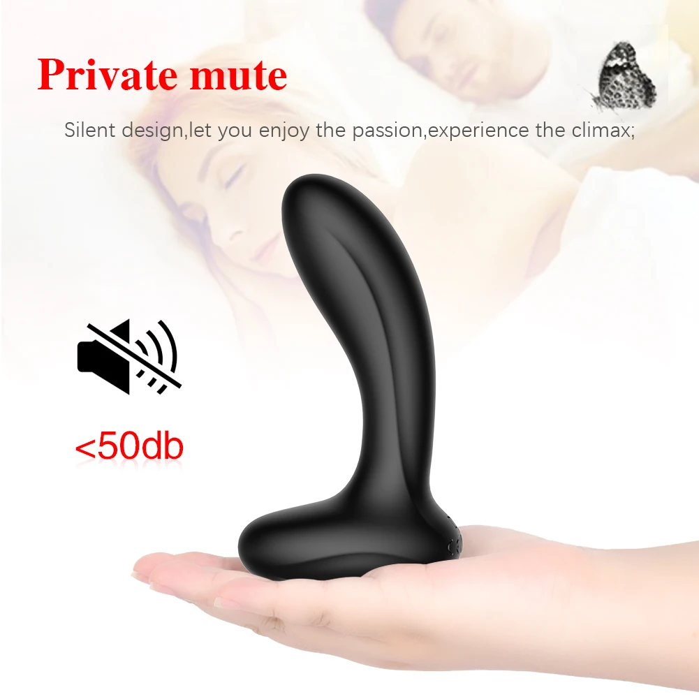Massager Vibrating Prostate Men Anal Plug Waterproof 10 Stimulation Pattern Remote Butt Anus Silicone Sex_voghion.com