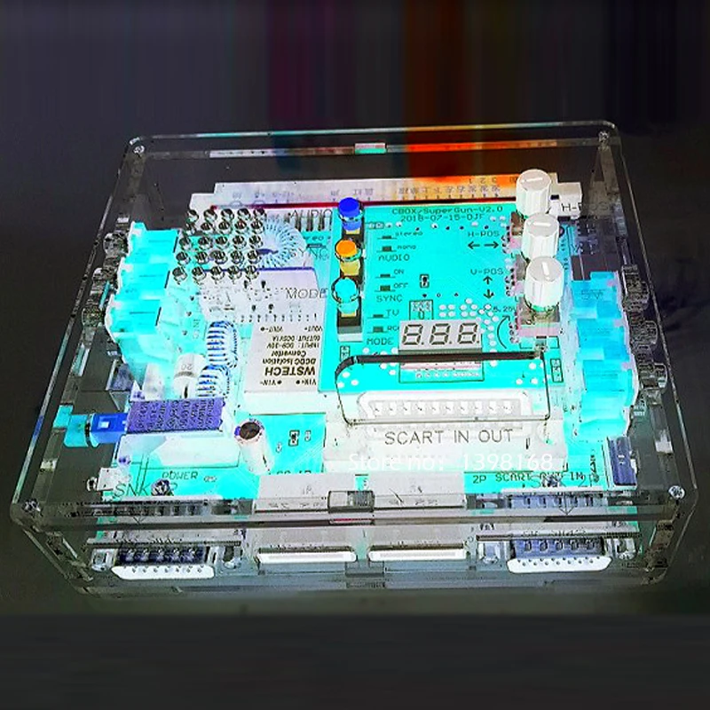 V2 Super Gun JAMMA CBOX конвертер плата для SNK D15P джойстика и Saturn геймпад любого PCB Pandora box MVS