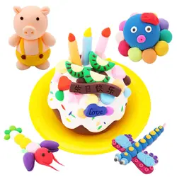 Сверхлегкая глина 24 цвета грязевой набор инструментов 36 цветов Пластилин нетоксичный цвет глина игрушка 2018 Новая мода развивающие игрушки