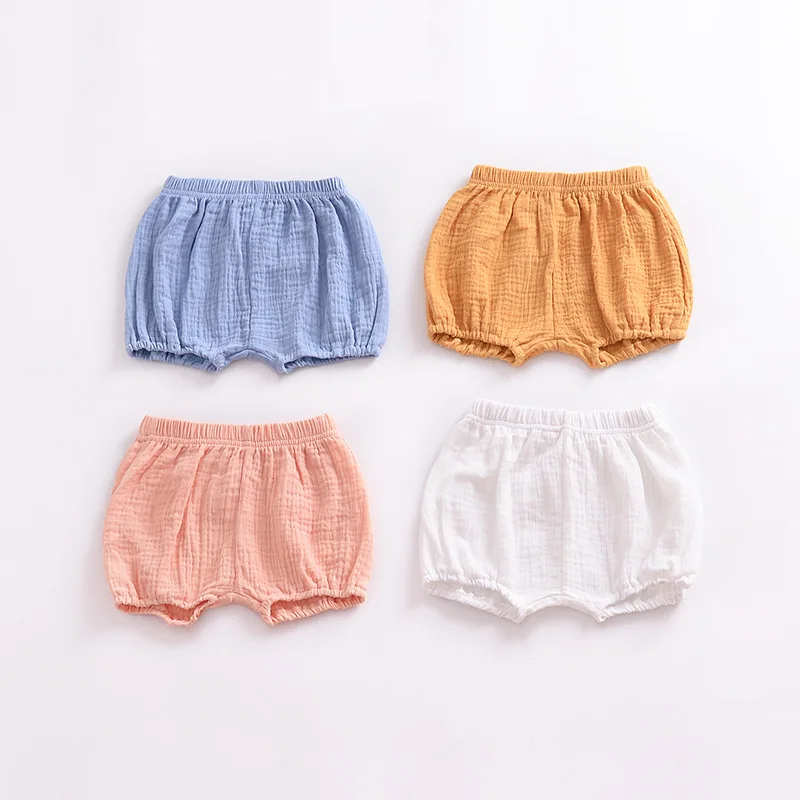 

0-3Y Toddler Girl Bread Pants Infant Big PP Shorts Kid Boy Cotton Bedding Bloomers Baby Clothing Summer Bottoms Playsuit Clothes