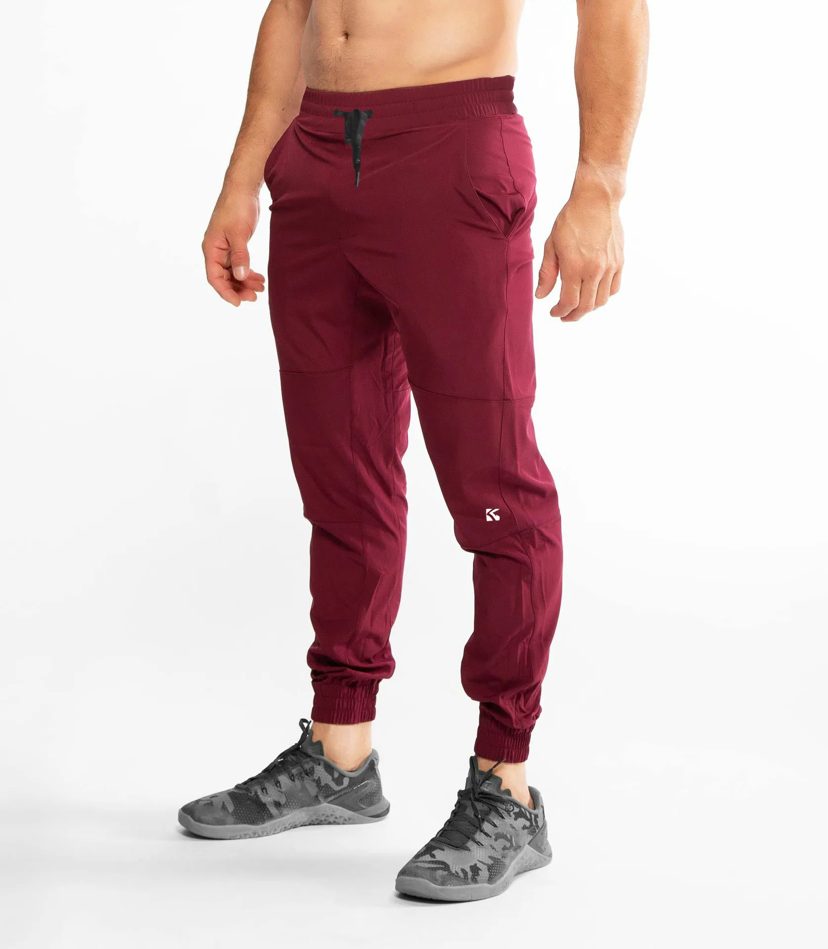 Мужские новые спортивные штаны, ветрозащитные штаны, повседневная спортивная одежда для бега, мужские спортивные штаны, эластичные спортивные штаны, Мужские штаны - Цвет: Красный