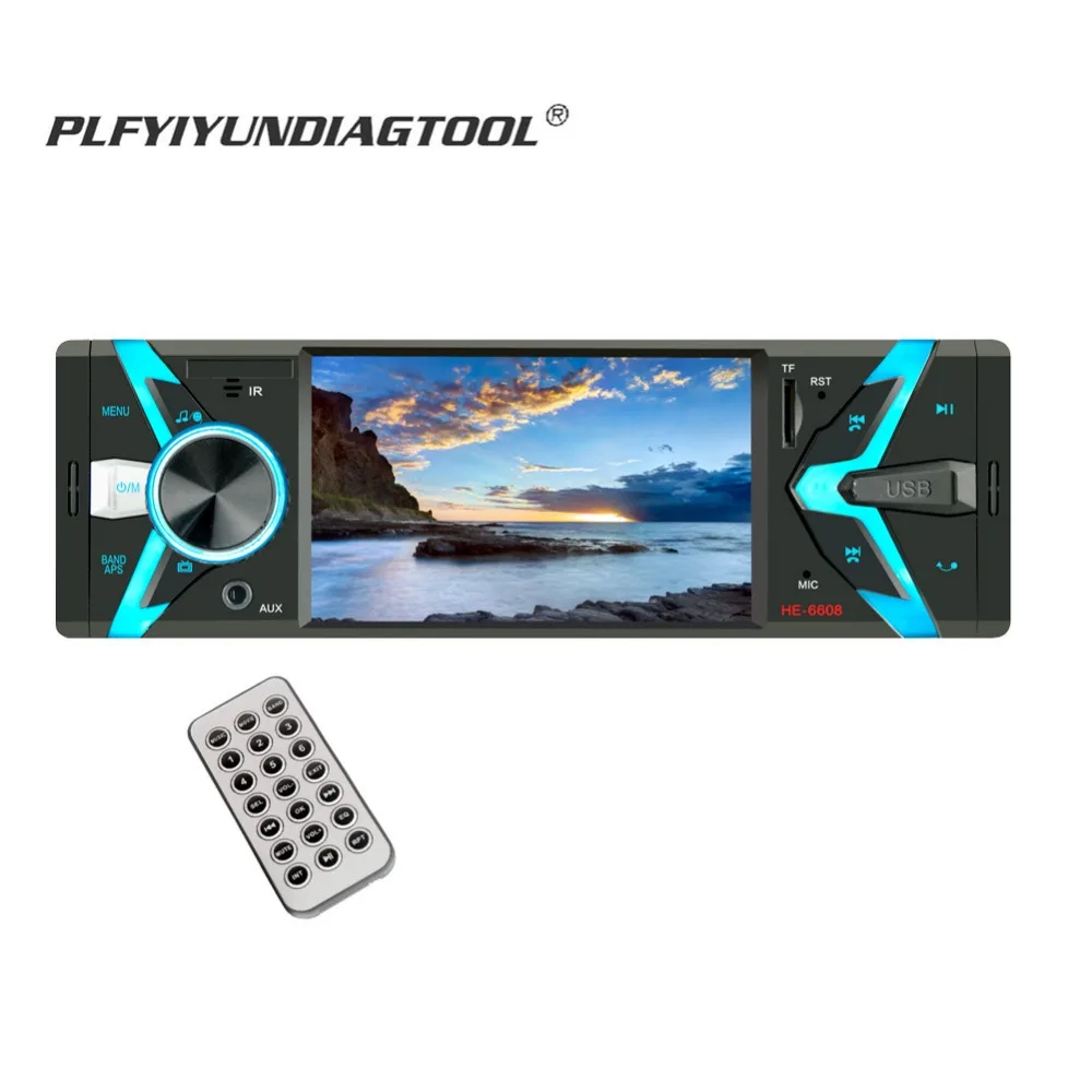 

2019 new design 1 Din 4.1 inch Car Multimedia Player Bluetooth reciver Car MP3 MP5 Video FM Radio remote control phone link