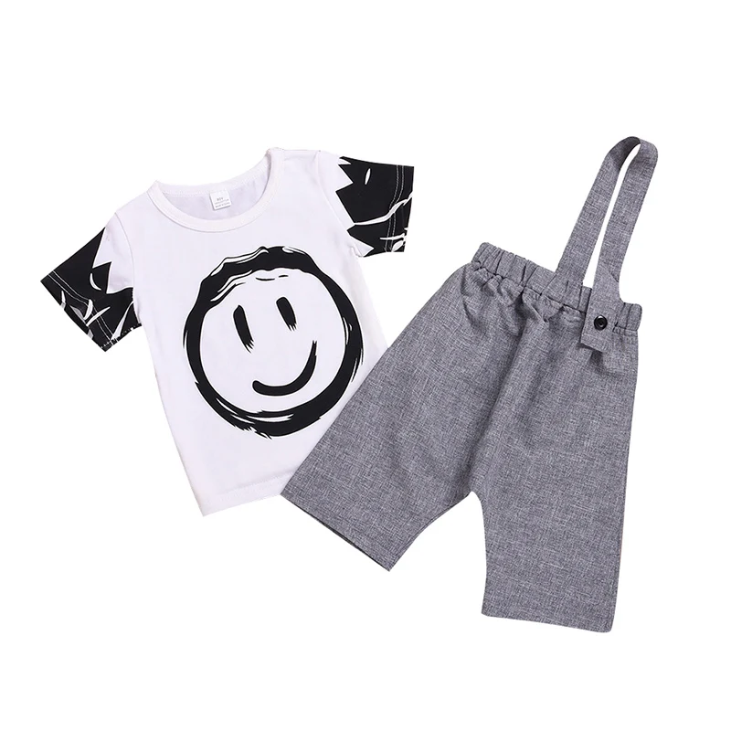 2019 New summer baby costume fashion cartoon print baby boys & girls clothes sets cotton 0-5Y clothing sets for baby boys girls 2019 New summer baby costume fashion cartoon print baby boys & girls clothes sets cotton 0-5Y clothing sets for baby boys girls