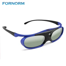 FORNORM GS1000 Батарея Универсальный DLP 3D очки с активным оптическим затвором 96-144 Гц для Optoma BenQ acer Viewsonic для Dell JmGO XGIMI 3DTV