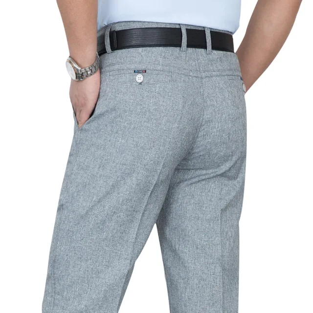 Linen Pants Men New Men Linen Pants High Quality Thin Soft Breathable